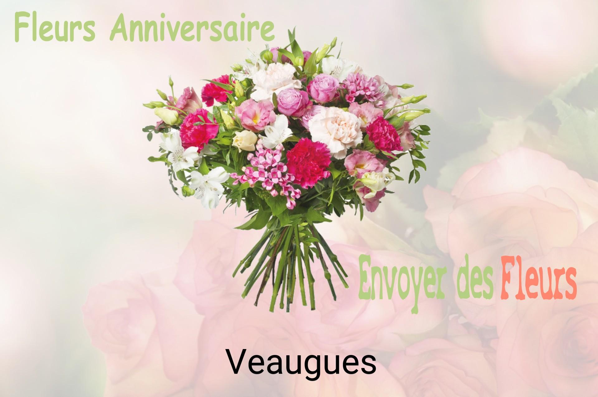 Bouquet de fleurs d’anniversaire livré à Veaugues